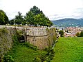 Upper city walls