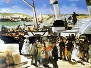 Édouard Manet, The Departure of Steam Folkestone, 1869