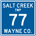 osmwiki:File:Salt Creek Township Route 77, Wayne County, Ohio.svg