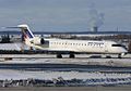 snowy taxiing