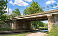 The railway bridge over the Canal du Midi. Southern view.