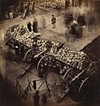 Paris 1871, Barricade from above, preparations for war [1]