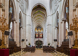 Rear view of the main altar.