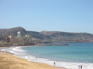 Playa de Las Canteras en Las Palmas de Gran Canaria