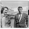 Dorothy Mitchum and Robert Mitchum in Oslo, Norway, 1955