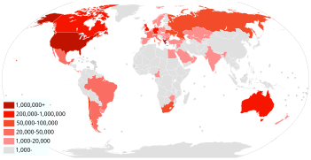 50 largest Greek diaspora.svg