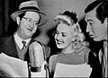 Phil Silvers, Betty Grable, and Rags Ragland, 1943