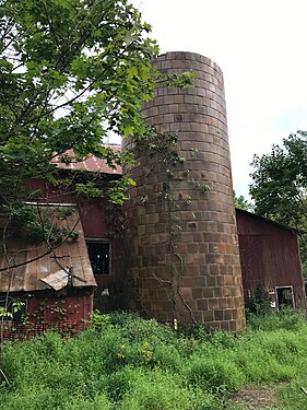 Tile Silo at Former Dairy Farm in Ringoes, NJ