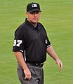 Umpire Todd Tichenor at Sun Life Stadium in 2011.
