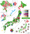 2000 Japanese General Election Winner Vote Share