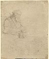 Old Man in Meditation, Leaning on a Book label QS:Len,"Old Man in Meditation, Leaning on a Book" label QS:Lnl,"Een in gedachten verzonken oude man, leunend op een boek" . circa 1645 date QS:P,+1645-00-00T00:00:00Z/9,P1480,Q5727902 . etching print and drypoint print (ii/ii). 13.3 × 10.8 cm (5.2 × 4.2 in). Various collections.