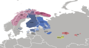 Thumbnail for File:Finno-Volgaic languages map.png