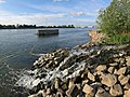 * Nomination Mouth of the Winkelbach at Gernsheim into the Rhine with remains of the Bridge of Gernsheim, destroyed by German forces in 1945, dismantled in 2015 --Milseburg 09:59, 29 April 2020 (UTC) * Promotion Good quality and would be a good VI in the right scope(s), too. -- Ikan Kekek 10:56, 29 April 2020 (UTC) Thank you Ikan. VIC remains a book with 7 seals for me. This image is easy to reproduce. --Milseburg 11:49, 29 April 2020 (UTC)