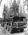 Pershing II launcher is towed by a MAN tractor. The tractor was used by the German Pershing unit.