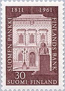 Stamp of Finland - 1961 - Colnect 46368 - Finnish Central Bank.jpeg