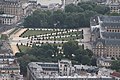 Front court of Hôtel des Invalides as seen from the Eiffel Tower