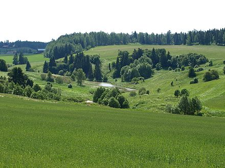 The Halikko River Valley in Finland