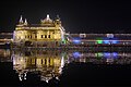 Harmandir Sahib lit up on Guru Nanak Jayanti.