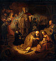 The Adoration of the Magi, Rembrandt, 1632, that belonged to the King.[1]