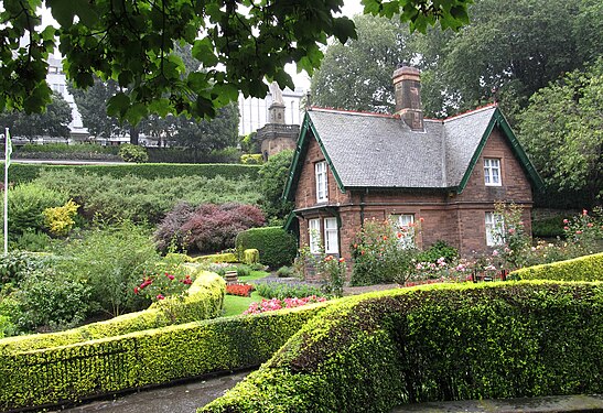 Hedges in Princes Street Gardens, Edinburgh