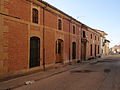 Vivienda en la calle Zamora, construida en ladrillo y piedra mollar de Villamayor