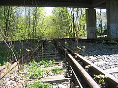 Abandoned railroad in Wipperfürth, Germany