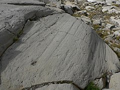 Glacial striation