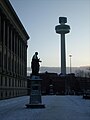 St Georges Hall and St Johns Beacon 6 Jan 2010