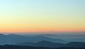 Sunset from Piani di Praglia, Italy