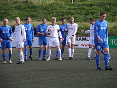 Faroese football players (two of these players are from Denmark and Norway)