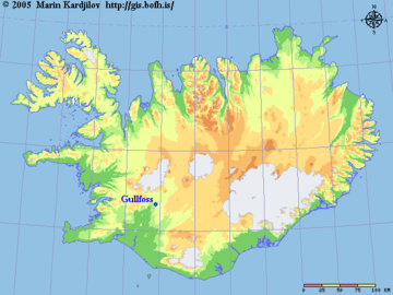 Geysir Geothermal Field is situated next to Gullfoss.