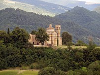 San Bernardino (Urbino), des de la Fortezza Albornoz