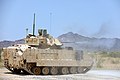 M2A3 Bradley firing its M242 Bushmaster