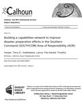 Thumbnail for File:Building a capabilities network to improve disaster preparation efforts in the Southern Command (SOUTHCOM) Area of Responsibility (AOR) (IA buildingcapabili1094538940).pdf