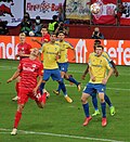 Thumbnail for File:FC Salzburg gegen Brøndby IF (Championsleague Play off Hinspiel 17. August 2021) 90.jpg