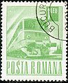 Stamp of Romania. Posta Romana. Локомотив