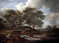 Jacob van Ruisdael: Deutsch: Eichen an einem Gießbach d:Q20901691