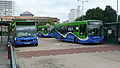 English: From left to right, are Thames Travel buses 510 (YJ10 MFE), an Optare Solo, and 110 (SN10 CCX) and 211 (SN10 CCY), both Alexander Dennis Enviro200s. They are in Bracknell bus station, Bracknell, Berkshire. Thames Travel took over several Bracknell town services routes from First Berkshire & The Thames Valley, after First lost the contract. Thames Travel started the services from their new base in Bracknell, on 29 May 2010, with a small fleet of brand new 10-reg vehicles, and have become a familiar sight around the town.