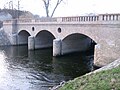 Beginn der „Schnellen Havel“ am Wehr „Freiarche“ in Zehdenick