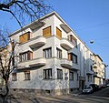 Modern building on Deák square