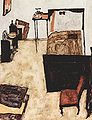 Interiors by Egon Schiele