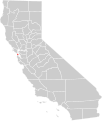 California county map (San Francisco County highlighted).svg