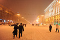 Khreshchatyk at winter night