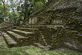 Backside of Structure B1, detail, seen from Plaza C at