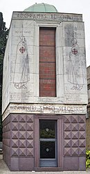 Cimitero Monumentale (Milan), cappella dei Cavalieri del Santo Sepolcro, Milan.- (Italie)