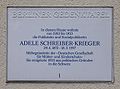 Adele Schreiber-Krieger, Ahornallee 50, Westend