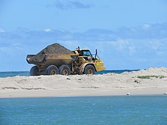 Sand mining at Tern Island Nature Reserve, November 2022 06.jpg