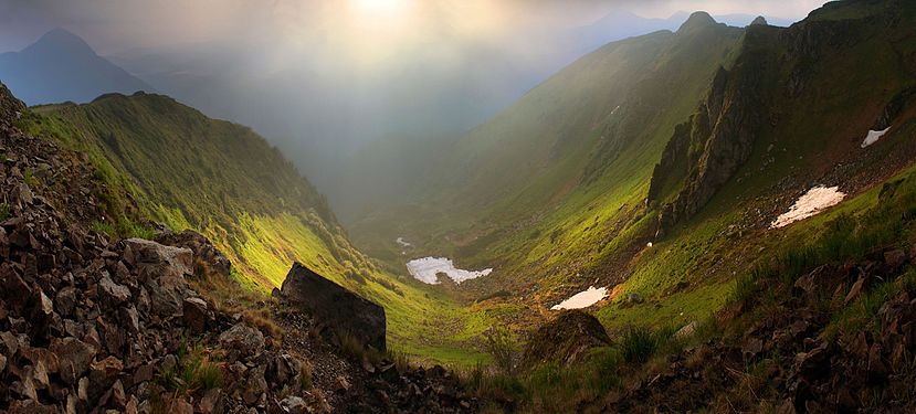 Morning miracle in Marmaros. Carpathian National Nature Park. By Krasnickaja Katya