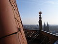 English: Church of Our Lady - view from the tower of St. Peter / Polski: Kościół NMPanny - widok z wieży św. Piotra
