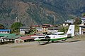 DHC-6 “Twin Otter” taking off at Lukla Airport, Nepal